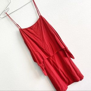 SPLENDID spaghetti strap tank sleeveless mini sundress M NWT dress burnt orange